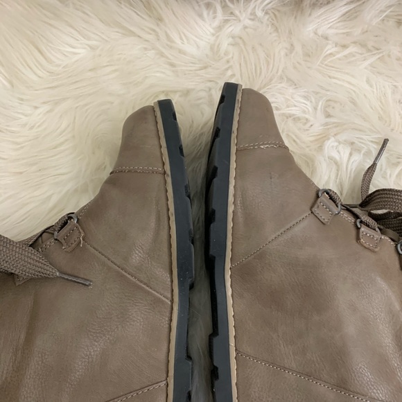 Brown Wedged boots SIZE 8.5 - Picture 7 of 9